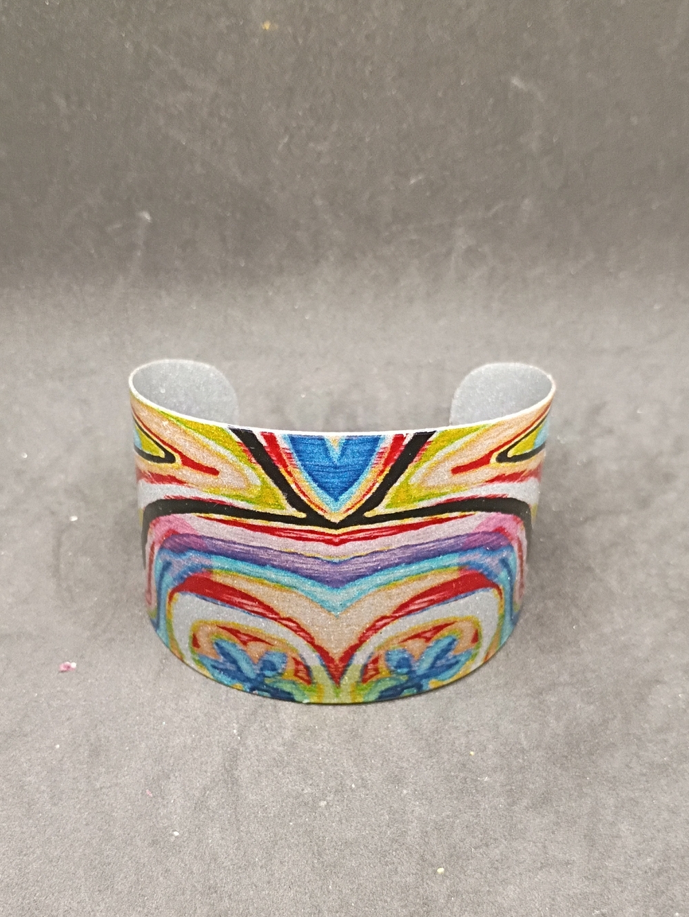 Colorful Multicolor Patterned Women's Cuff Bracelet